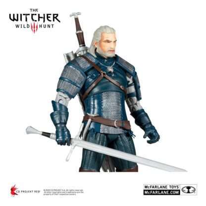 The Witcher Actionfigur Geralt of Rivia (Viper Armor: Teal Dye) 18 cm – Bild 5