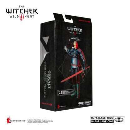 The Witcher Actionfigur Geralt of Rivia (Viper Armor: Teal Dye) 18 cm – Bild 10