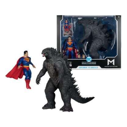 DC Justice League Monsterverse DC Multiverse Actionfiguren 2er-Pack Superman Vs. Godzilla 30 cm – Bild 6