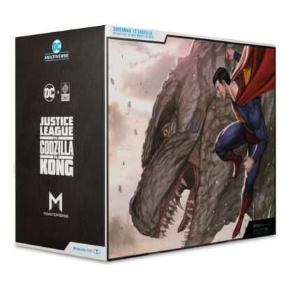 DC Justice League Monsterverse DC Multiverse Actionfiguren 2er-Pack Superman Vs. Godzilla 30 cm – Bild 15
