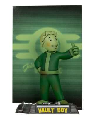 Fallout Movie Maniacs PVC Statue Vault Boy 13 cm - Beschädigte Verpackung