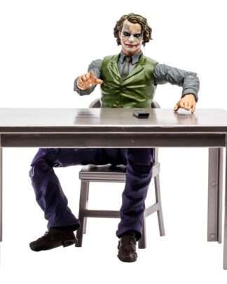 DC Multiverse Actionfigur The Joker (Jail Cell Variant) (The Dark Knight) (Gold Label) 18 cm - Beschädigte Verpackung