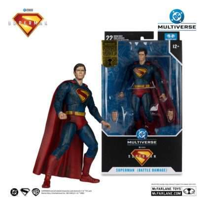 Superman (2025) DC Multiverse Actionfigur Superman (Battle Damaged) (Gold Label) 18 cm – Bild 5
