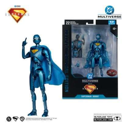 Superman (2025) DC Multiverse Deluxe Actionfigur Superman Robot (Red Platinum Edition) 18 cm – Bild 5