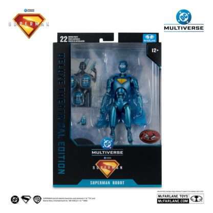 Superman (2025) DC Multiverse Deluxe Actionfigur Superman Robot (Red Platinum Edition) 18 cm – Bild 8