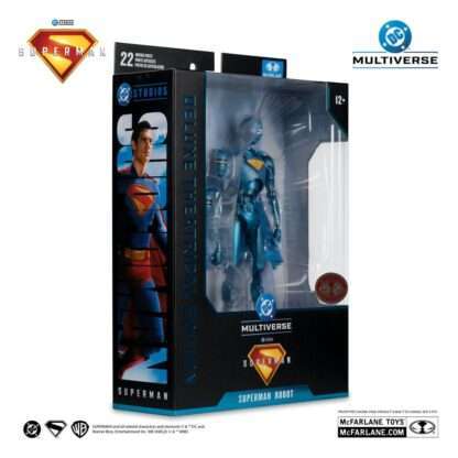 Superman (2025) DC Multiverse Deluxe Actionfigur Superman Robot (Red Platinum Edition) 18 cm – Bild 9