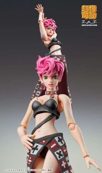 JoJo's Bizarre Adventure Part 5 Super Action Actionfigur Trish Una Black Ver. 15 cm – Bild 4
