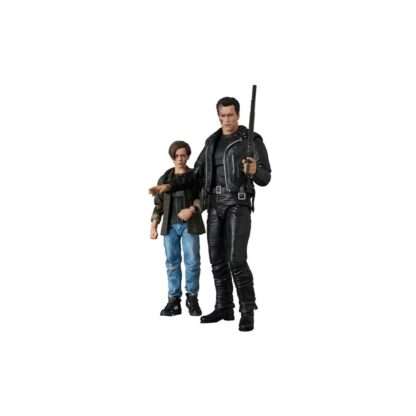 Terminator 2 MAFEX Actionfigur T-800 (T2 Ver.) & John Connor 16 cm – Bild 2