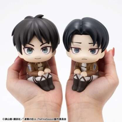 Attack on Titan Look Up PVC Statue Eren Jaeger & Levi Set (with gift) 11 cm – Bild 2