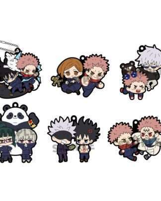 Jujutsu Kaisen Gummi-Anhänger 6 cm Sortiment Buddy Collection (6)