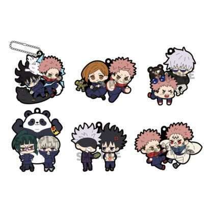 Jujutsu Kaisen Gummi-Anhänger 6 cm Sortiment Buddy Collection (6)