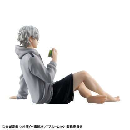 Blue Lock G.E.M. Serie PVC Statue Seishiro Nagi Repaint Ver. Palm Size 9 cm – Bild 4