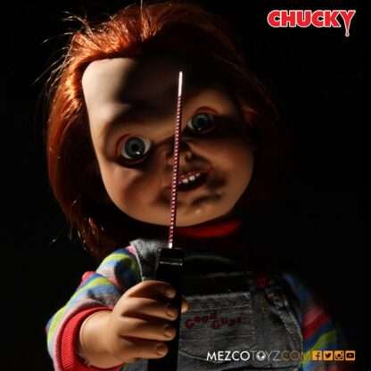 Chucky Die Mörderpuppe Puppe mit Sound Sneering Chucky 38 cm – Bild 9