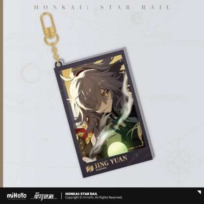 Honkai: Star Rail Countdown Departure Series Acryl Schlüsselanhänger Jing Yuan Glitter 9 cm