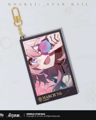Honkai: Star Rail Countdown Departure Series Acryl Schlüsselanhänger March 7th Glitter 9 cm