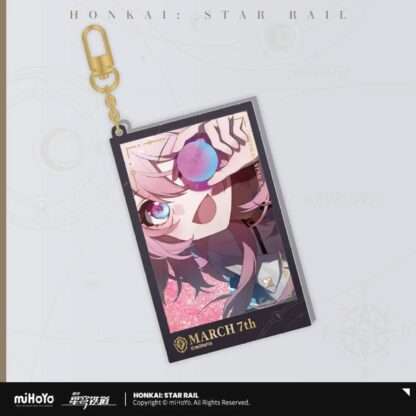 Honkai: Star Rail Countdown Departure Series Acryl Schlüsselanhänger March 7th Glitter 9 cm