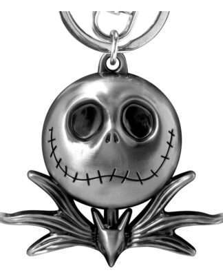Nightmare before Christmas Metall-Schlüsselanhänger Jack Head