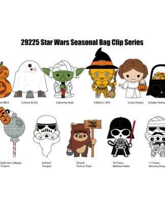 Star Wars 3D PVC-Taschenanhänger Halloween Display (24)