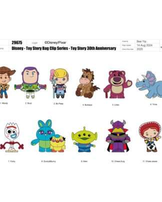 Toy Story 3D PVC-Taschenanhänger 30th Anniversary Series 67 Display (24)