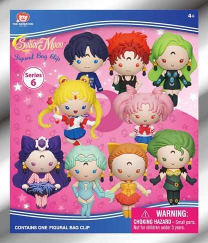 Sailor Moon 3D PVC-Taschenanhänger Series 6 Display (24) – Bild 2