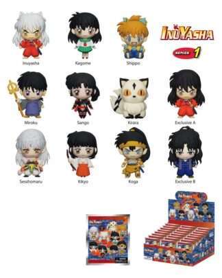 Inuyasha PVC-Taschenanhänger Series 1 Display (24)