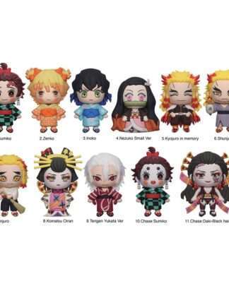 Demon Slayer: Kimetsu no Yaiba 3D PVC-Taschenanhänger Series 5 Display (24)
