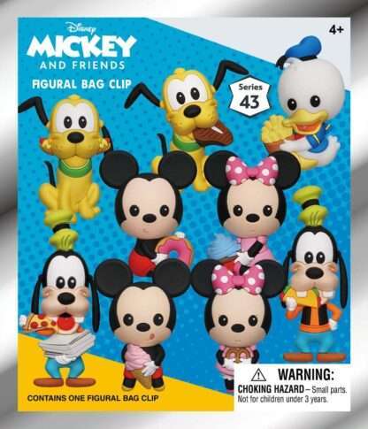 Mickey & Friends 3D PVC-Taschenanhänger Mickey & Friends with Food Series 43 Display (24) – Bild 2