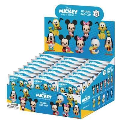 Mickey & Friends 3D PVC-Taschenanhänger Mickey & Friends with Food Series 43 Display (24) – Bild 3