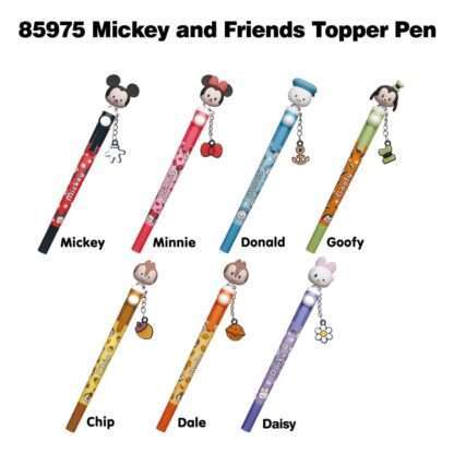 Micky and Friends Stift 3D Head Topper Spinning Pen – Bild 3