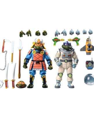 Teenage Mutant Ninja Turtles (Cartoon) Actionfiguren 2er-Pack Space Adventure & Samurai Turtles 18 cm