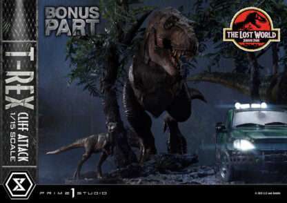 Jurassic World: The Lost World Statue 1/15 T-Rex Cliff Attack Bonus Version 53 cm – Bild 24