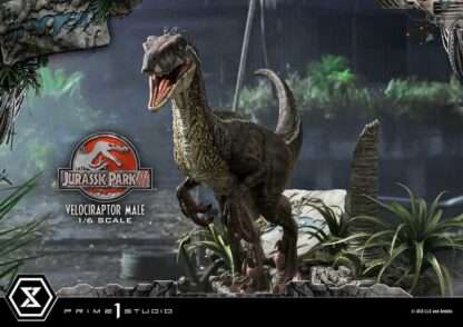 Jurassic Park III Legacy Museum Collection Statue 1/6 Velociraptor Male Bonus Version 40 cm – Bild 9