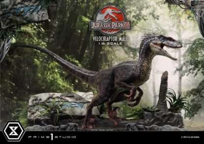 Jurassic Park III Legacy Museum Collection Statue 1/6 Velociraptor Male Bonus Version 40 cm – Bild 15