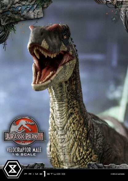 Jurassic Park III Legacy Museum Collection Statue 1/6 Velociraptor Male Bonus Version 40 cm – Bild 25