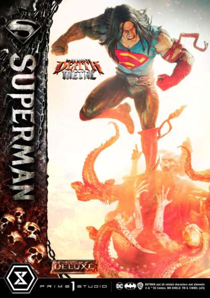 Dark Nights: Death Metal Statue 1/3 Death Metal Superman Deluxe Ver. 94 cm – Bild 3