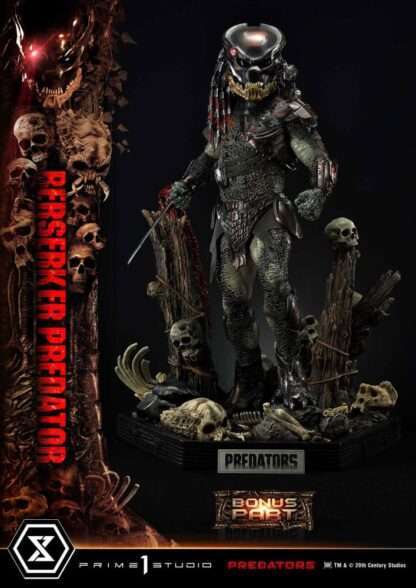 Predators Statue Berserker Predator Deluxe Bonus Version 100 cm
