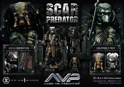 The Alien vs. Predator Museum Masterline Series Statue 1/3 Scar Predator 93 cm – Bild 2