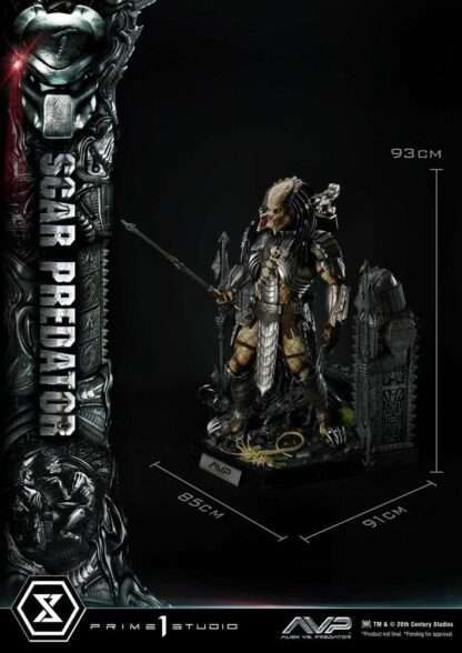 The Alien vs. Predator Museum Masterline Series Statue 1/3 Scar Predator 93 cm – Bild 8