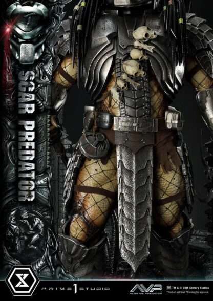The Alien vs. Predator Museum Masterline Series Statue 1/3 Scar Predator 93 cm – Bild 12
