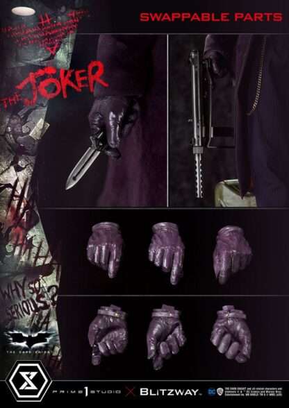 The Dark Knight Statue 1/3 The Joker Bonus Version 72 cm – Bild 12