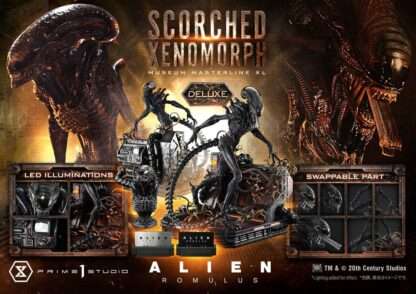 Alien: Romulus Museum Masterline XL Statue 1/3 Scorched Xenomorph Deluxe Version 98 cm – Bild 2
