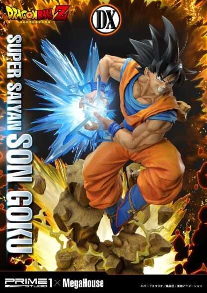 Dragon Ball Z Statue 1/4 Super Saiyajin Son Goku Deluxe Version 64 cm - Beschädigte Verpackung – Bild 7