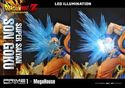 Dragon Ball Z Statue 1/4 Super Saiyajin Son Goku Deluxe Version 64 cm - Beschädigte Verpackung – Bild 12