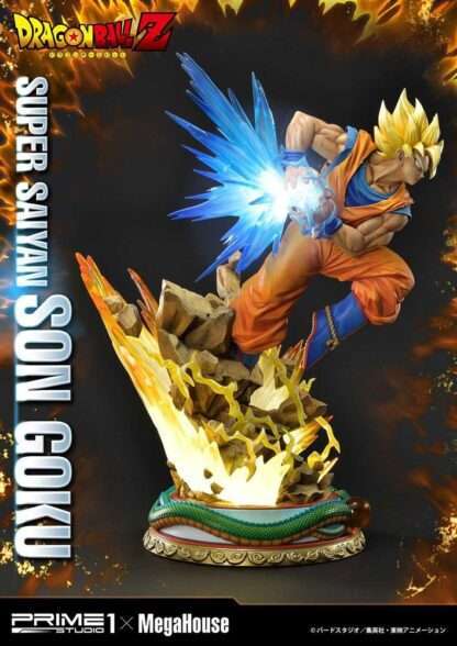 Dragon Ball Z Statue 1/4 Super Saiyajin Son Goku Deluxe Version 64 cm - Beschädigte Verpackung – Bild 19
