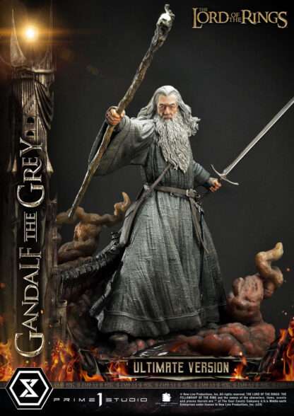 Herr der Ringe Statue 1/4 Gandalf der Graue Ultimate Version 81 cm – Bild 8