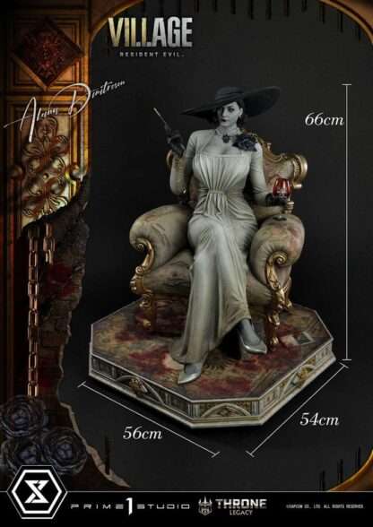 Resident Evil Village Throne Legacy Collection Statue 1/4 Alcina Dimitrescu 66 cm – Bild 2