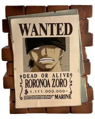 One Piece Spardose Zoro Wanted