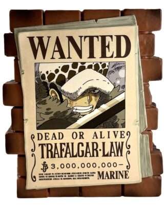 One Piece Spardose Law Wanted