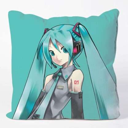 Vocaloid Kissenbezug Hatsune Miku 50 x 50 cm – Bild 2