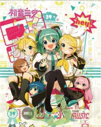 Vocaloid Wandrolle Hey! Piapro Characters 50 x 70 cm